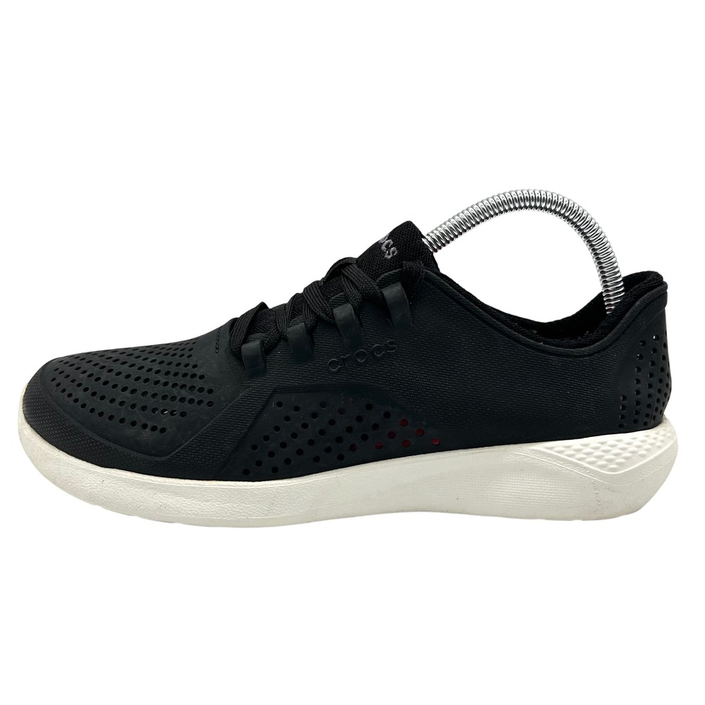 Crocs‎ LiteRide Pacer Sneakers Women's Size 10 Black Lightweight Comfort Shoes